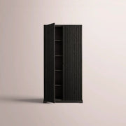 Celorin Reeded Cabinet — BLACK OAK / 38
