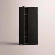 Celorin Reeded Cabinet — BLACK OAK / 45