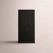 Celorin Reeded Cabinet — BLACK OAK / 38