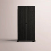 Celorin Reeded Cabinet — BLACK OAK / 45
