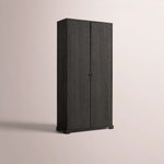 Celorin Reeded Cabinet — BLACK OAK / 45
