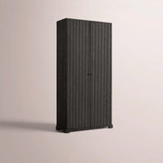 Celorin Reeded Cabinet — BLACK OAK / 45