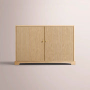 Celorin Reeded Sideboard — LIGHT OAK / 2 DOOR-48