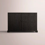 Celorin Reeded Sideboard — BLACK OAK / 2 DOOR-48