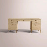 Luvoriel Desk — GREIGE OAK / 60