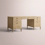 Luvoriel Desk — GREIGE OAK / 72