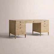 Luvoriel Desk — GREIGE OAK / 72