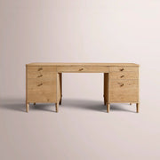 Luvoriel Desk — LIGHT OAK / 60