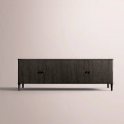 Luvoriel Media Console — BLACK OAK / 4-DOOR 72