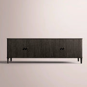 Luvoriel Media Console — BLACK OAK / 4-DOOR 84