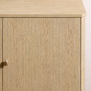 Luvoriel Sideboard With Drawers — GREIGE OAK