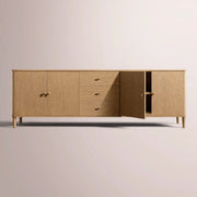 Luvoriel Sideboard With Drawers — NATURAL OAK