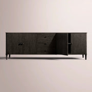Luvoriel Sideboard With Drawers — BLACK OAK