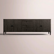 Luvoriel Sideboard With Drawers — BLACK OAK