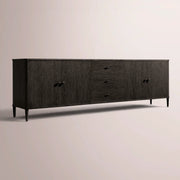 Luvoriel Sideboard With Drawers — BLACK OAK