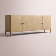 Luvoriel Sideboard — GREIGE OAK / 4-DOOR 84