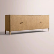 Luvoriel Sideboard — LIGHT OAK / 4-DOOR 84