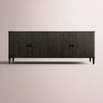 Luvoriel Sideboard — BLACK OAK / 4-DOOR 84