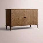 Luvoriel Sideboard — BROWN OAK / 2-DOOR 48
