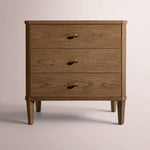 Luvoriel Closed Nightstand — BROWN OAK / 26
