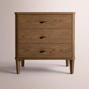 Luvoriel Closed Nightstand — BROWN OAK / 26