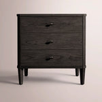 Luvoriel Closed Nightstand — BLACK OAK / 26