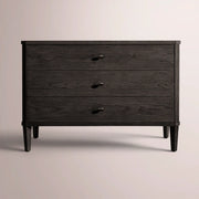Luvoriel Closed Nightstand — BLACK OAK / 32