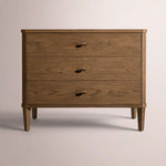 Luvoriel Closed Nightstand — BROWN OAK / 38