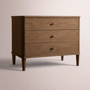Luvoriel Closed Nightstand — BROWN OAK / 38