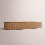 Sopravelle Emperador Coffee Table — NATURAL OAK / GOLD MARBLE / 76