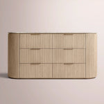 Sopravelle Emperador Drawer Dresser — GREIGE OAK / GREY MARBLE / 72