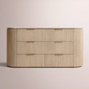Sopravelle Emperador Drawer Dresser — GREIGE OAK / GREY MARBLE / 72