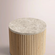 Ethoria Emperador Round Side Table