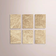 Liromelle Emperador Desk — NATURAL BRUSHED OAK / GOLD EMPERADOR MARBLE / 72