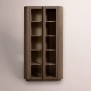 Ethoria Glass Cabinet — BROWN OAK