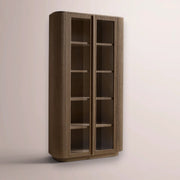 Ethoria Glass Cabinet — BROWN OAK