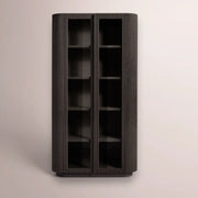 Ethoria Glass Cabinet — BLACK OAK