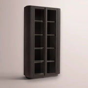 Ethoria Glass Cabinet — BLACK OAK