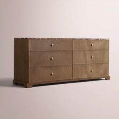 BROWN OAK-BROWN MARBLE