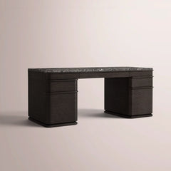 BLACK BRUSHED OAK / BLACK EMPERADOR MARBLE