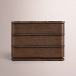 Liromelle Emperador Closed Nightstand — BROWN BRUSHED OAK / BROWN EMPERADOR MARBLE / 32