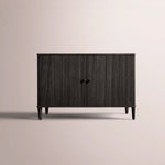 Luvoriel Reeded Sideboard — BLACK OAK / 2 DOOR 48