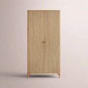 Luvoriel Reeded Cabinet — LIGHT OAK