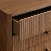 Luvoriel Reeded Closed Nightstand