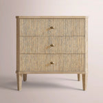 Luvoriel Reeded Closed Nightstand — GREIGE OAK / 26