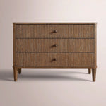 Luvoriel Reeded Closed Nightstand — BROWN OAK / 38
