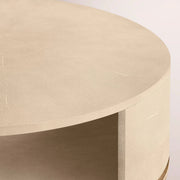 Liromelle Shagreen Round Open Coffee Table