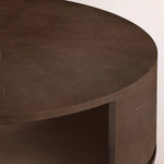 Liromelle Shagreen Round Open Coffee Table