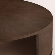 Liromelle Shagreen Round Open Coffee Table