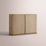 Liromelle Shagreen Sideboard — TAUPE SHAGREEN/GREIGE BRUSHED OAK / DOOR 48